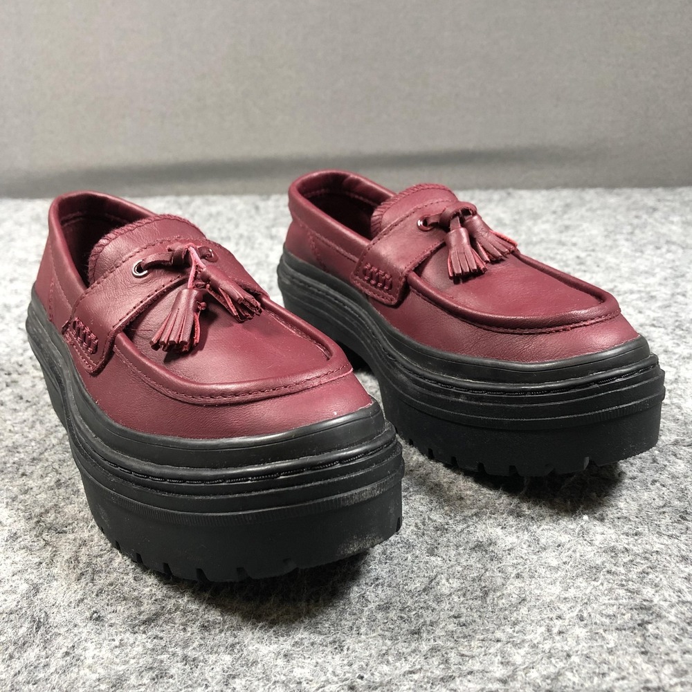 Converse Chuck Taylor All Star Lugged Heel Loafer Womens 7 Deep Bordeaux A14708C